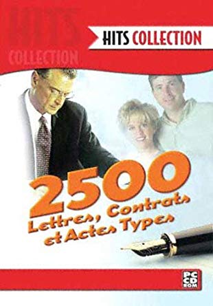 2500 lettres contrats et actes types