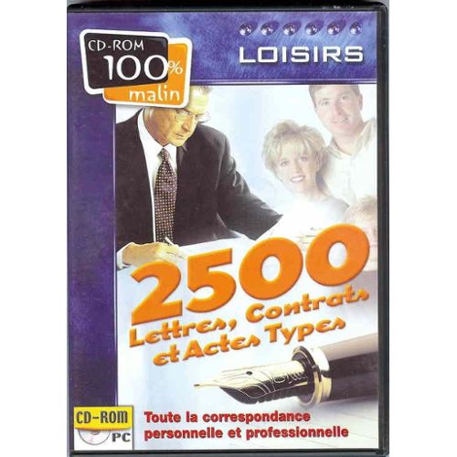 2500 lettres contrats et actes types