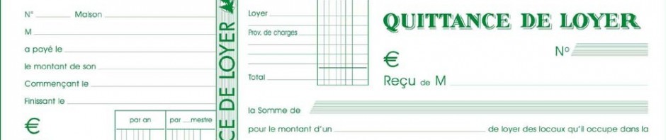 3 dernieres quittances de loyer