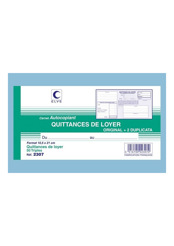 3 dernieres quittances de loyer