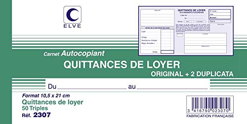 3 dernieres quittances de loyer