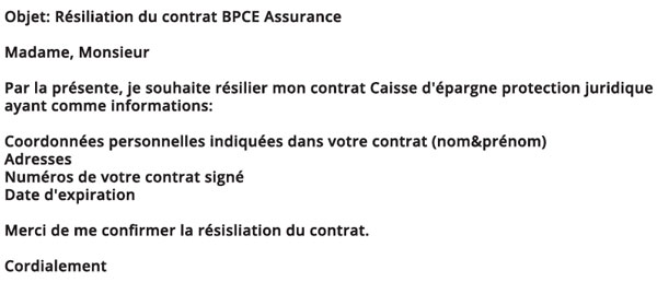 adresse bpce assurance resiliation