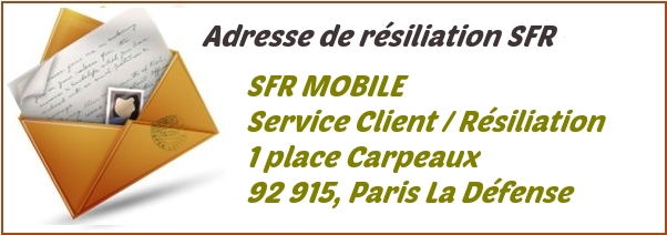 adresse resiliation mobile