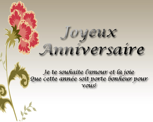 anniversaire modele de texte