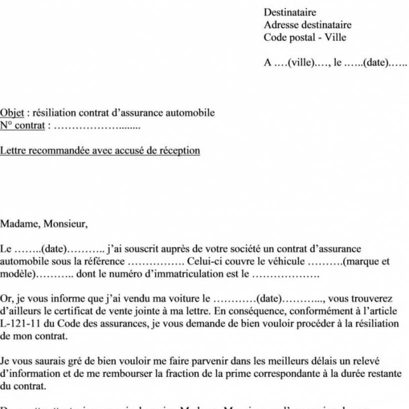 annulation vente vehicule