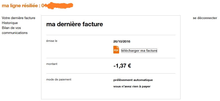annuler prelevement automatique orange