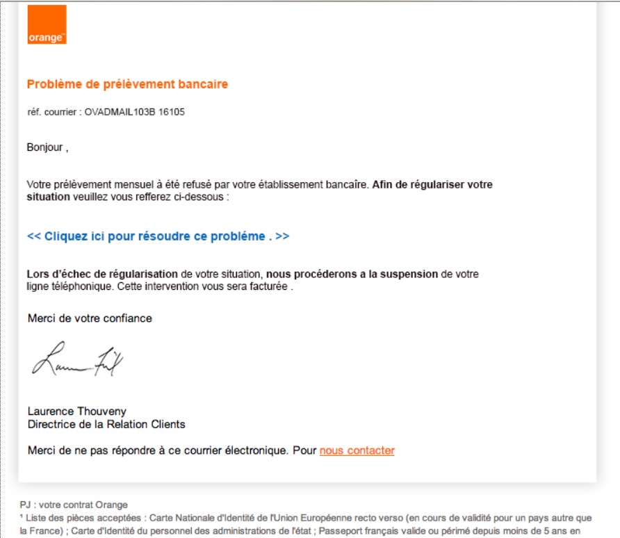 annuler prelevement automatique orange
