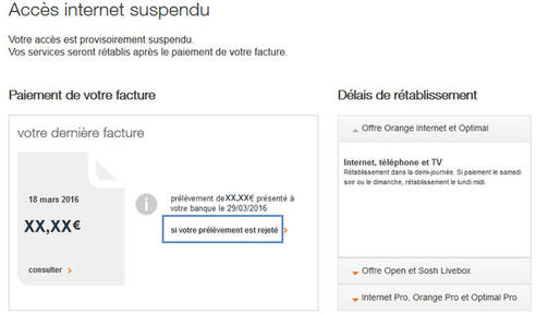 annuler prelevement automatique orange