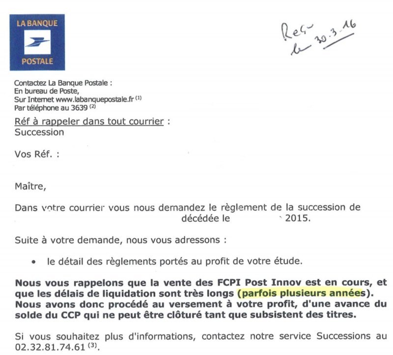 arreter prelevement automatique banque postale