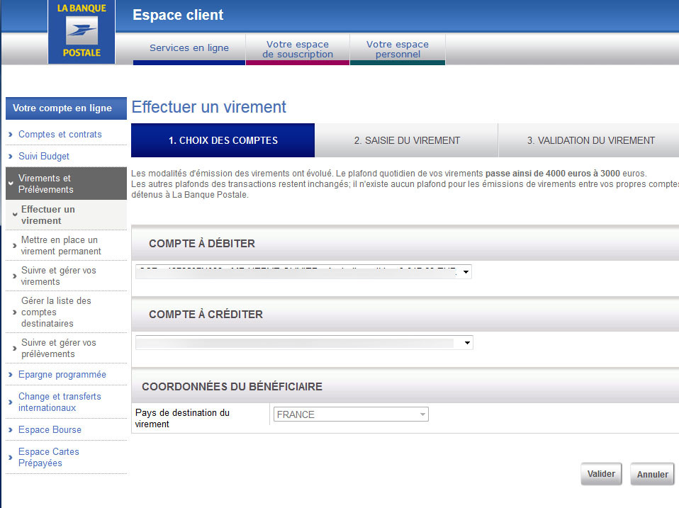 arreter prelevement automatique banque postale