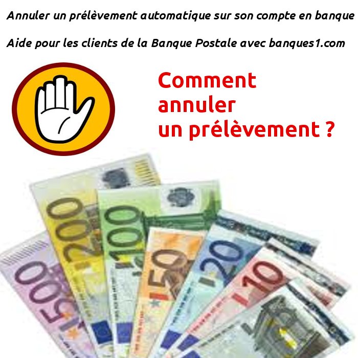 arreter prelevement automatique banque postale