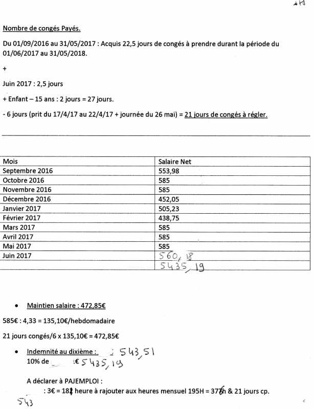 assistante maternelle conges sans solde