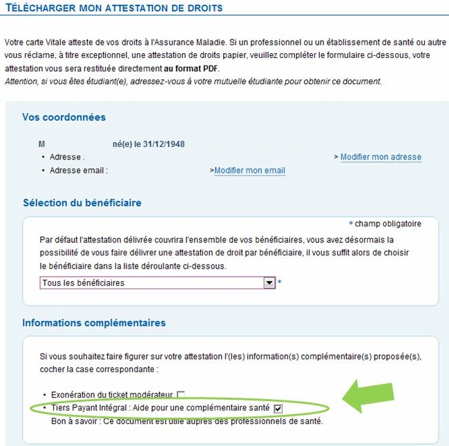 attestation adresse