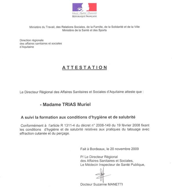 attestation d autorisation