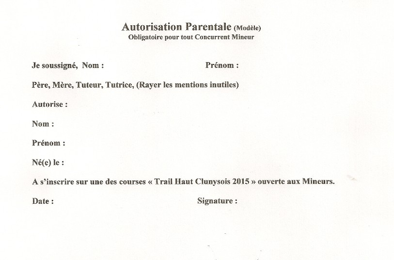 attestation d autorisation