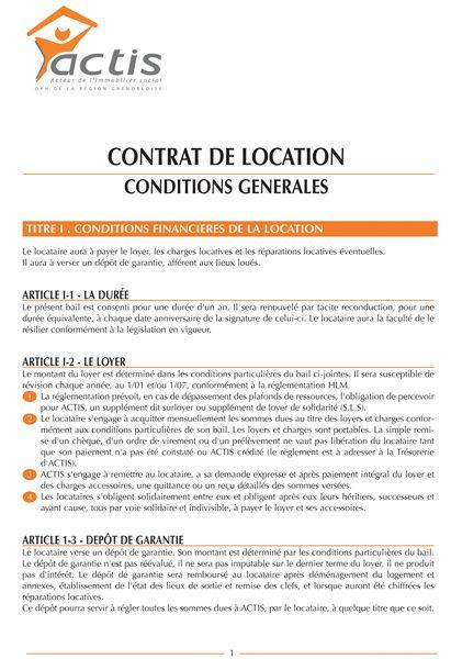 attestation de depart d'un logement