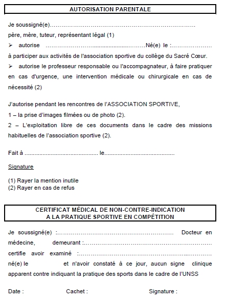 autorisation parentale gratuite
