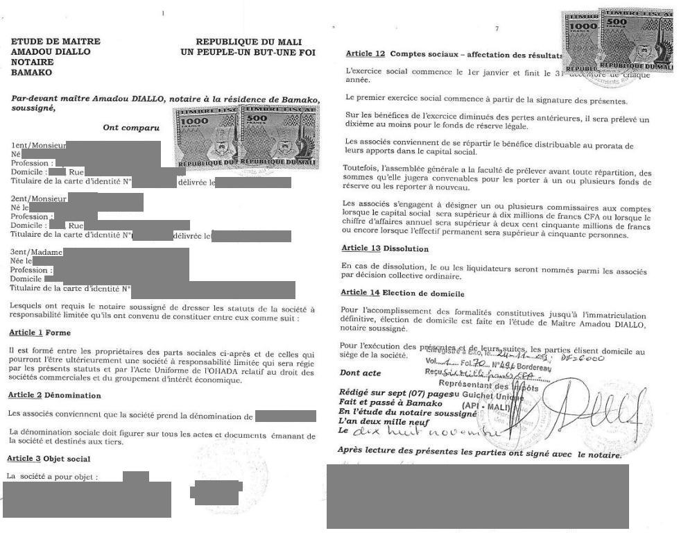 bon pour pouvoir notaire