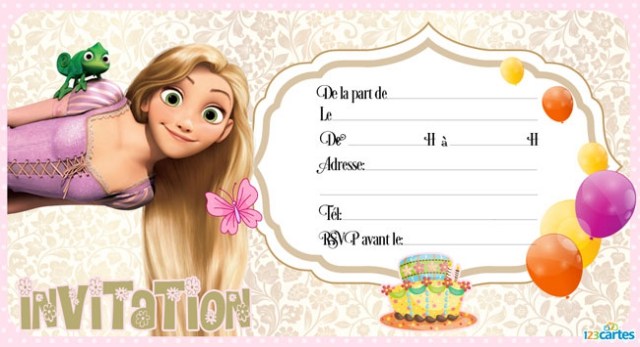 carte d'invitation gratuite