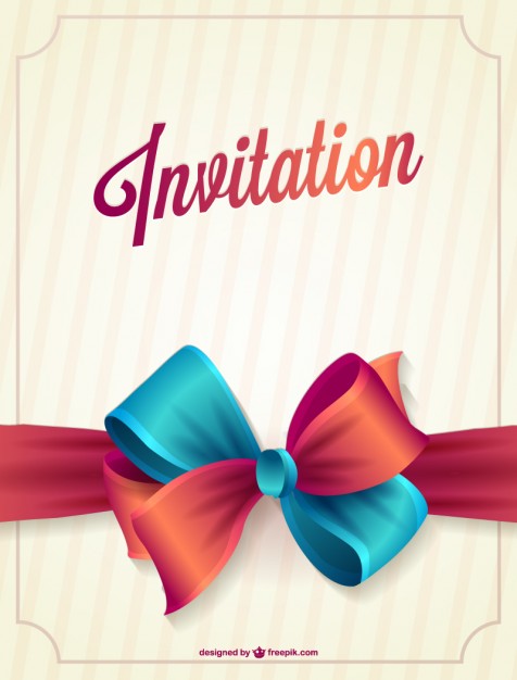 carte d'invitation gratuite