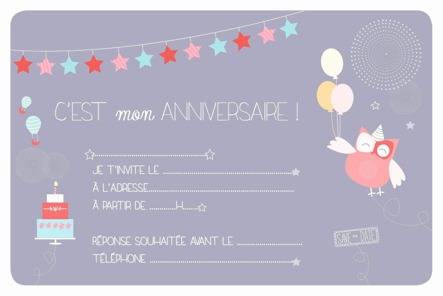 carte d'invitation gratuite