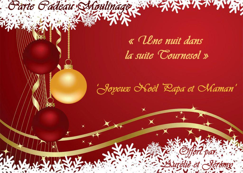 carte de noel modele