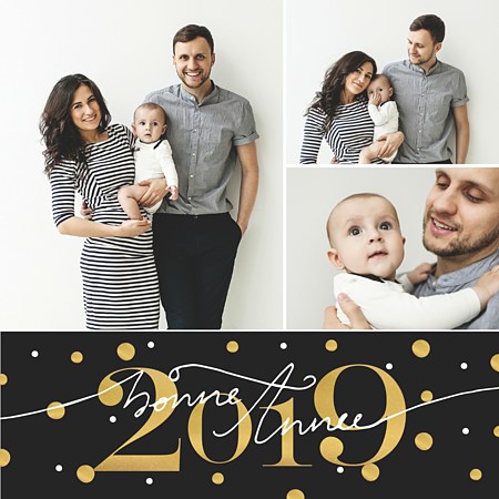 carte de voeux famille