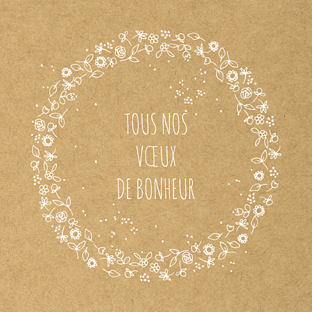 carte felicitations mariage