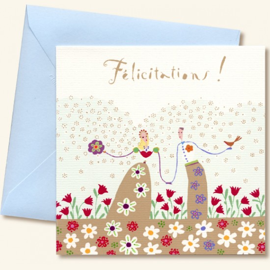 carte felicitations mariage