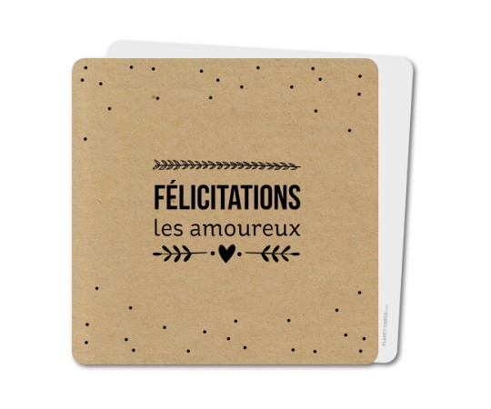 carte felicitations mariage