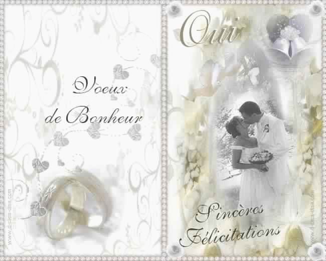 carte mariage felicitation gratuite