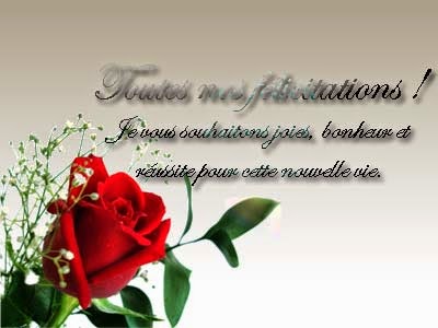 carte mariage felicitation gratuite