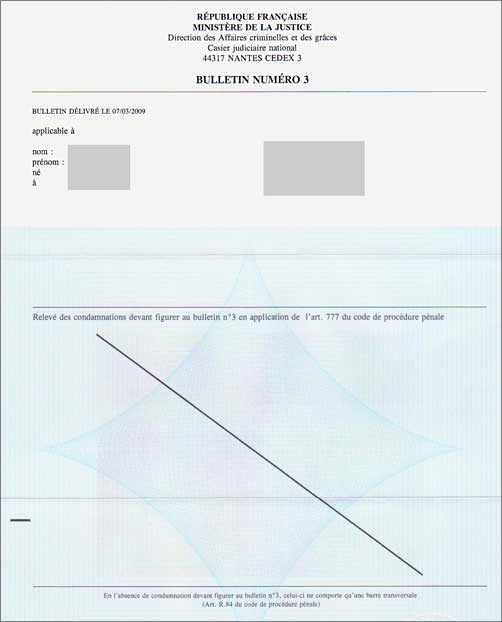 casier judiciaire n 3 pour les etrangers