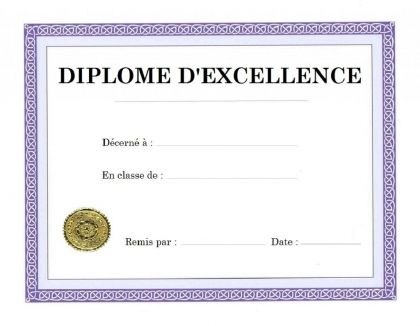 certificat a imprimer gratuit