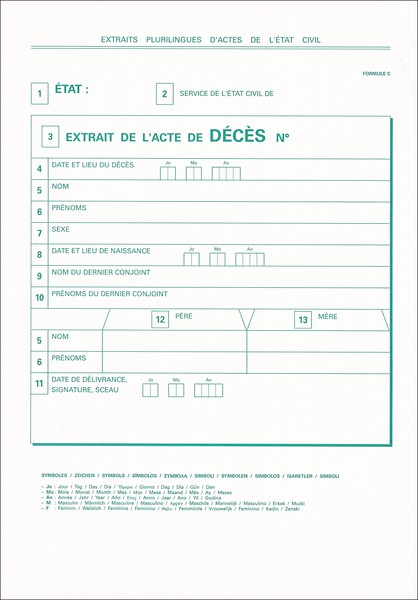 certificat de mariage vierge