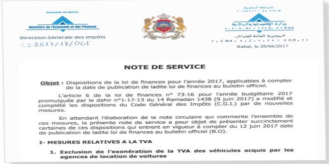 certificat de non imposition maroc