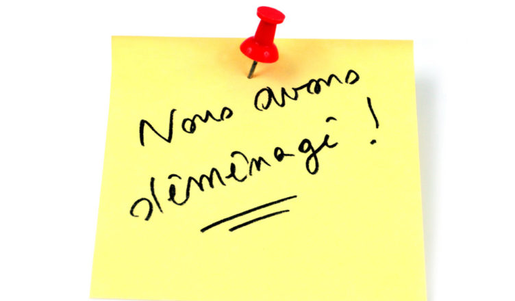changement d'adresse suite demenagement