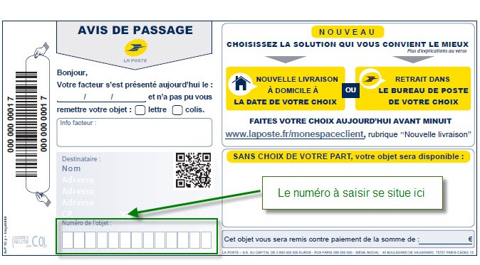 changement domicile poste