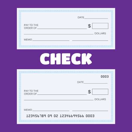 cheque modele