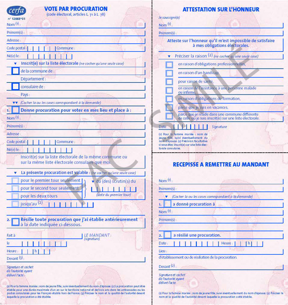 comment annuler une procuration de vote