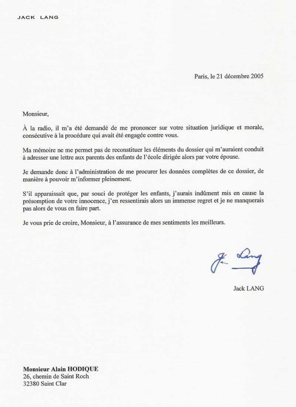 comment ecrire une lettre d'absence
