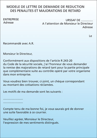 comment ecrire une lettre de remise de dette
