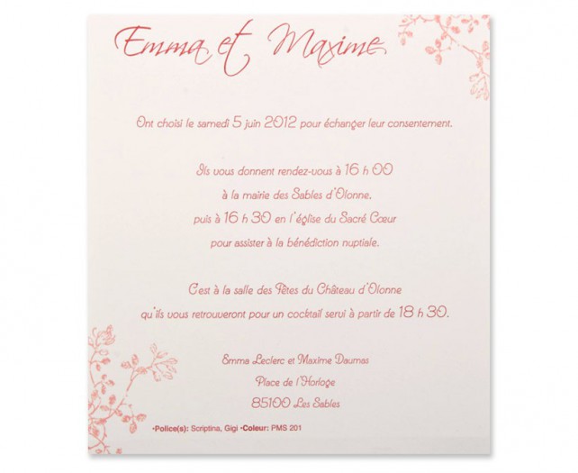 comment rediger un faire part de mariage