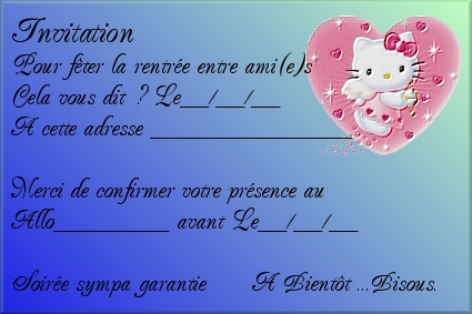 comment rediger une invitation d anniversaire