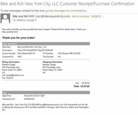 confirmation location