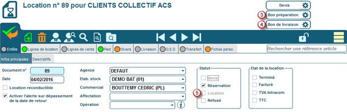 confirmation location