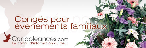 conge en cas de deces