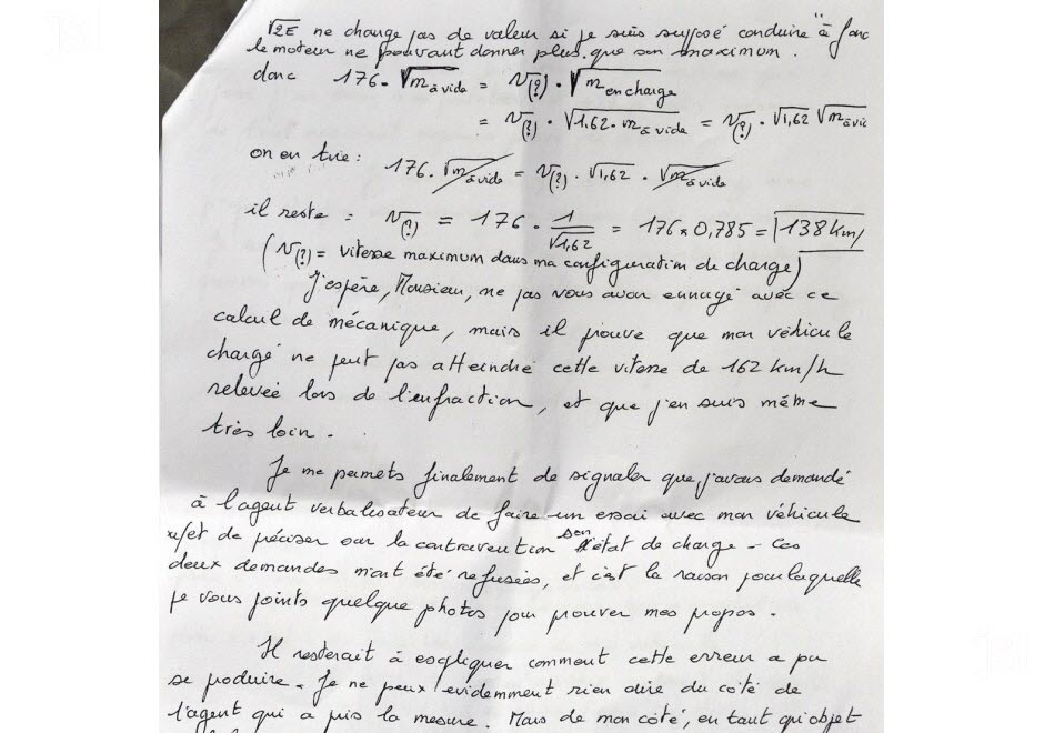 contestation amende lettre type