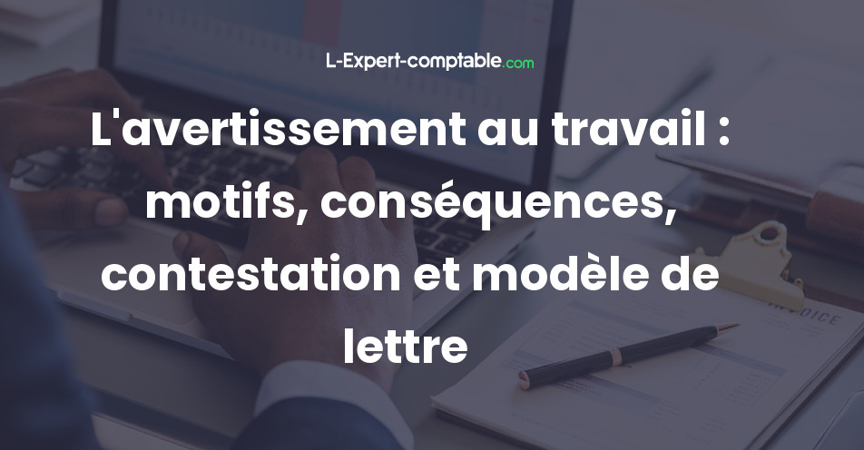 contestation avertissement travail modele