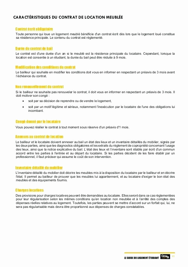 contrat de location format word